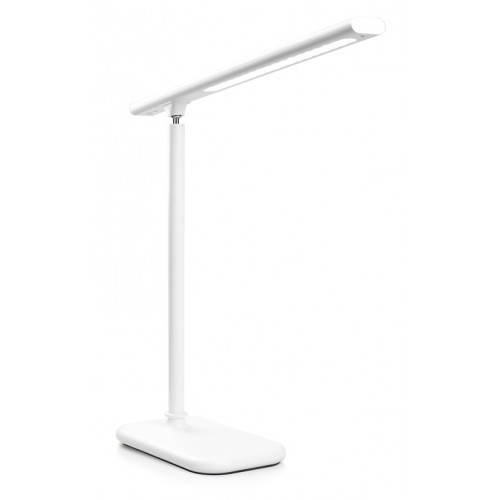 Stalinė lempa ColorWay LED Table Lamp Portable & Flexible with Built-in Battery White, Table