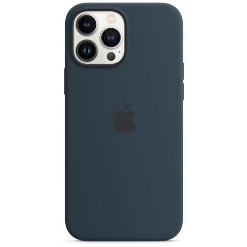 DĖKLAS APPLE iPhone 13 Pro Max Silicone Case with MagSafe – Abyss Blue-Dėklai-Mobiliųjų