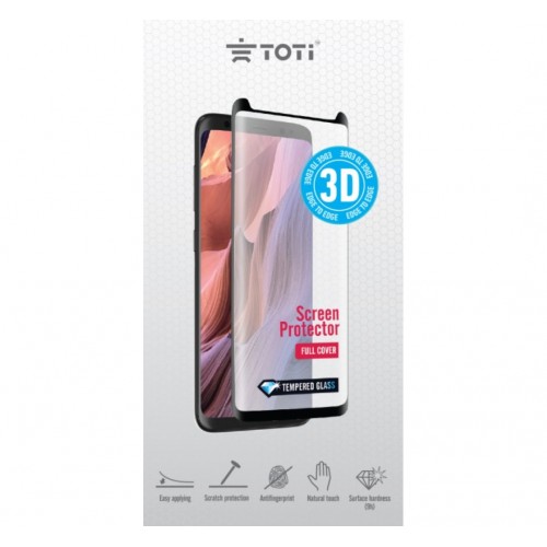 "Toti TEMPERED glass 3D screen protector full cover. for XIAOMI Redmi Note 9 Case Friendly /
