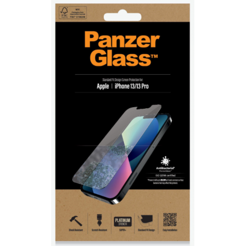 Apsauginis stiklas PREMIUM TEMPERED biometric glass screen protector full cover for iPhone