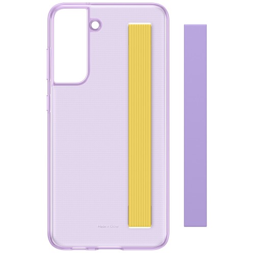 Dėklas XG990CVE Clear Strap Cover case for Samsung Galaxy S21 FE, Lavender