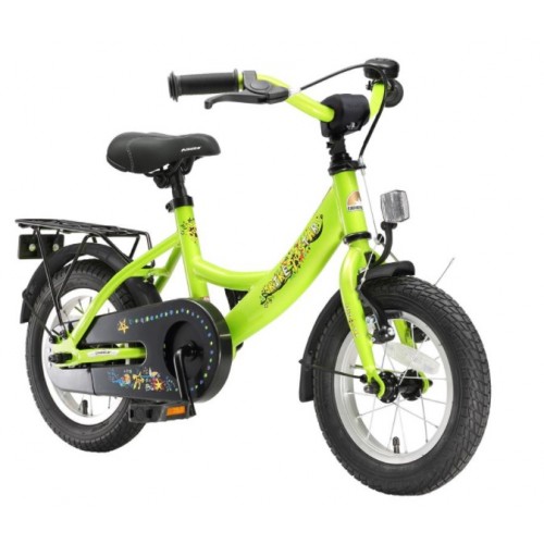 Dviratis BIKESTAR Classic 12" plieninis Green vaik.-Miesto dviračiai-Transporto priemonės