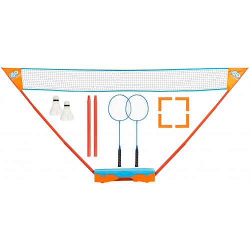 Badmintono rink. GET & GO INSTANT 65KC Blue/Orange-Rinkiniai-Badmintonas