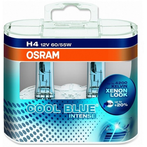 Osram lemputės COOL BLUE® H4-OSRAM-Halogeninės lemputės