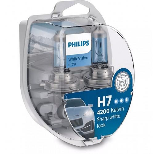 Lemputės Philips WhiteVision H7-Philips-Halogeninės lemputės