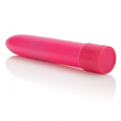 CalExotics Neon klasikinis vibratorius (rožinis)-Klasikiniai vibratoriai-Vibratoriai