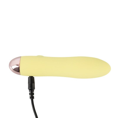 Mini vibratorius Meilutis (geltonas)-Klasikiniai vibratoriai-Vibratoriai