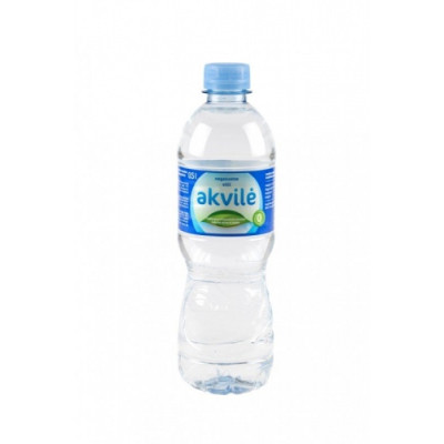 Mineralinis vanduo Akvilė, negazuotas, 0.5l (12vnt.) (kaina nurodyta su užstatu už