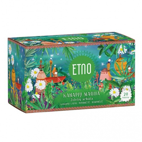 Etno Kanapių magija žolelių arbata 40g (1,5gx20)-Vaisinė arbata-Arbata