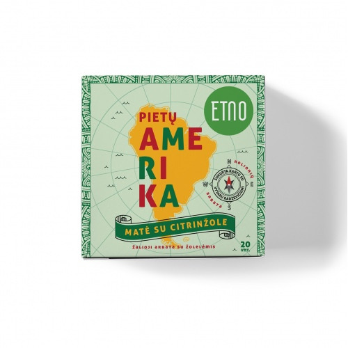 Etno kelionių arbata Pietų Amerika 40g (2g x 20 vnt.)-Neoriginalios spausdintuvų