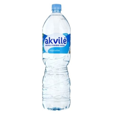 Mineralinis vanduo Akvilė, negazuotas,1.5l ( 6 vnt.) (kaina nurodyta su užstatu už