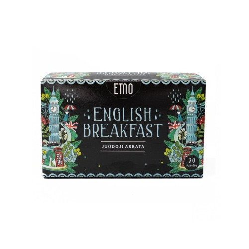 Etno juodoji arbata English breakfast 40g (2gx20 vnt.)-Juodoji arbata-Arbata