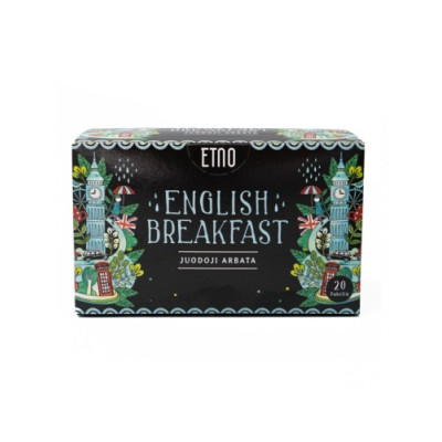 Etno juodoji arbata English breakfast 40g (2gx20 vnt.)-Juodoji arbata-Arbata