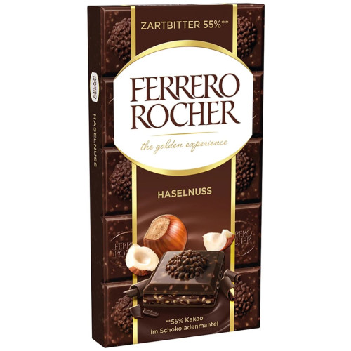 Šokoladas FERRERO, juodas, 90g-Šokoladas-Saldumynai