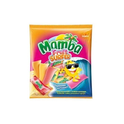 Kramtomieji saldainiai MAMBA, Fruit Surfer, 140g-Saldainiai-Saldumynai
