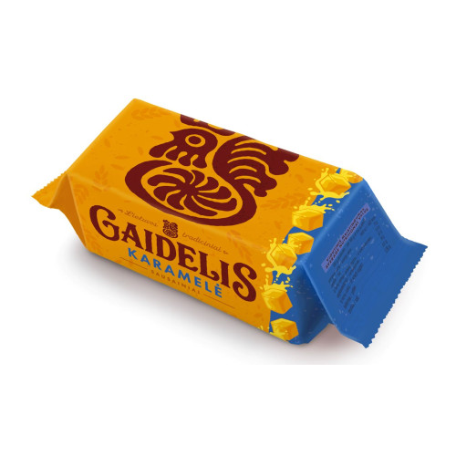 Sausainiai GAIDELIS, su karamele, 160 g-Sausainiai-Saldumynai