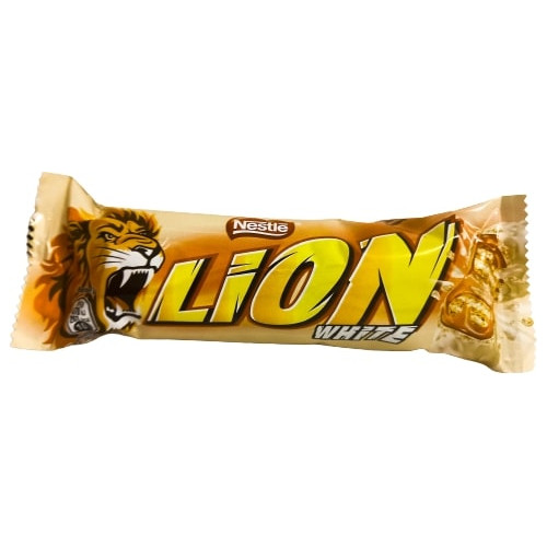 Šokoladinis batonėlis LION, White, 42 g-Šokoladiniai batonėliai-Saldumynai