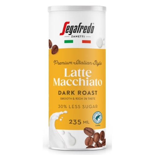 Šaltos kavos gėrimas SEGAFREDO Latte Macchiato, 235 ml-Gaivieji gėrimai-Nealkoholiniai gėrimai