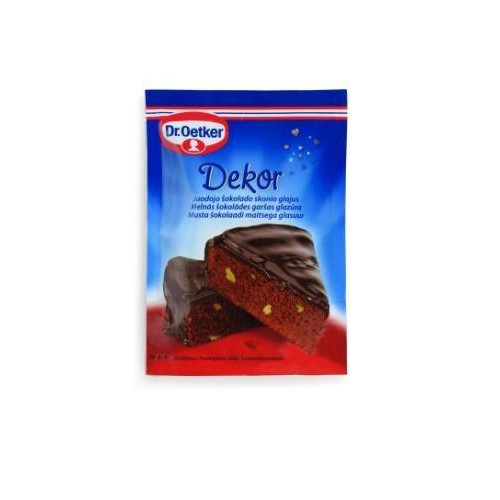 Maistinis Glajus DR OETKER, juodojo šokolado, 100 g-Kiti-Bakalėja