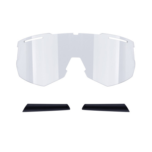 Akiniai FORCE ATTIC (balta/juoda) žali lęšiai-Dviratininko akiniai-Priedai