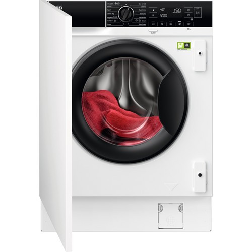 Įmontuojama skalbimo mašina AEG L8FBE48SCI-Skalbimo mašinos-Skalbimo ir rūbų priežiūros