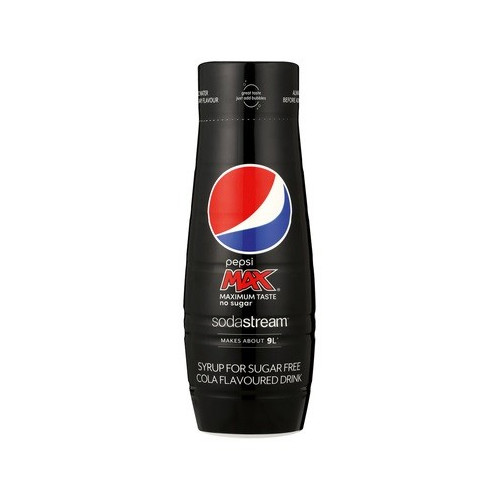 Sirupas gazuotų gėrimų gaminimo aparatui SodaStream, Pepsi Max, 440 ml-Priedai