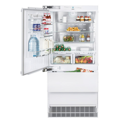 Įmontuojamas šaldytuvas ECBN 6156-617, vyriai kairėje-Šaldytuvai-Stambi virtuvės technika