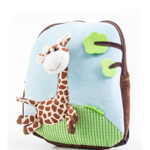 Vaikiška kuprinė su pliušine žirafa Toy G21, 60026093-Kuprinės-Kuprinės, penalai, priedai