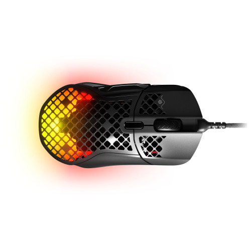 ŽAIDIMŲ PELĖ SteelSeries Aerox 5 (2022 Edition), RGB LED light, Onyx, Wired Optical Gaming