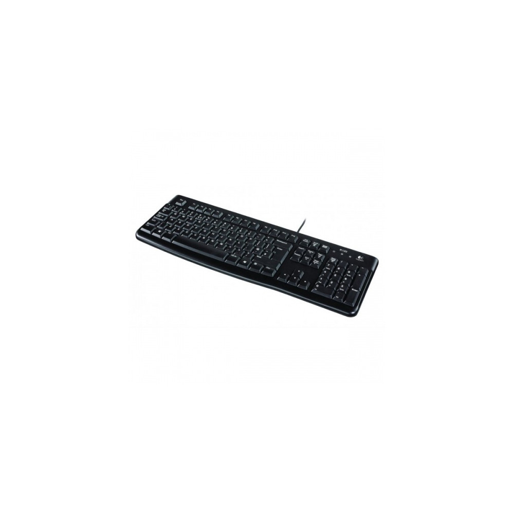 Logitech K120 Laidinė klaviatūra, USB, EN/LT, Juoda-Klaviatūros, pelės ir