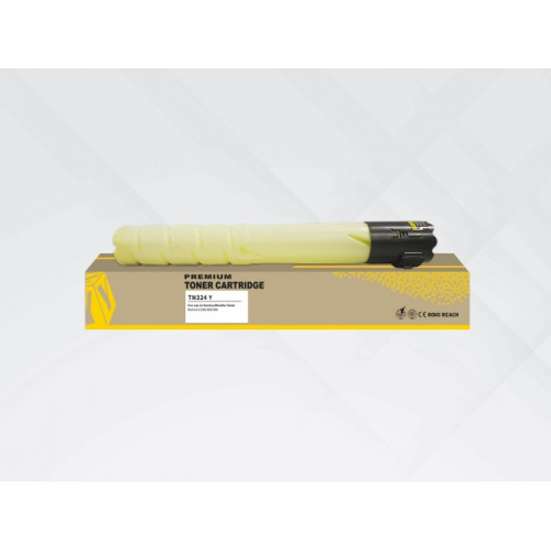 Neoriginali HYB Konica-Minolta TN-324 (A8DA250), geltona kasetė-HYB-Neoriginalios kasetės