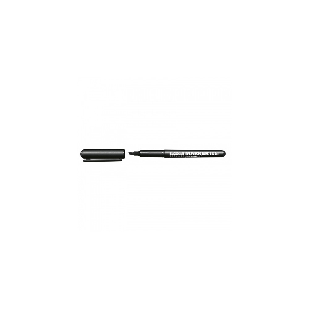 Stanger Permanentinis žymeklis M141, 1-3 mm, juodas, pakuotėje 10 vnt. 710080-Žymekliai-Rašymo