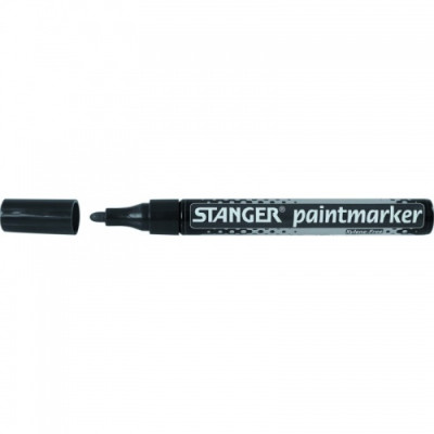 Stanger Žymeklis Paintmarker 2-4 mm, juodas, pakuotėje 10 vnt. 219011-Žymekliai-Rašymo