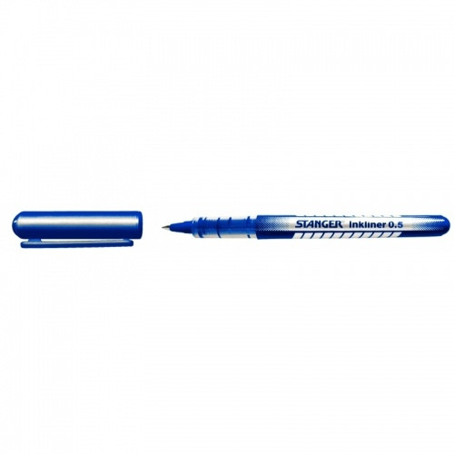 Stanger Rašiklis Solid InkLiner 0.5 mm, mėlynas, pakuotėje 10 vnt. 7420002-Rašikliai-Rašymo