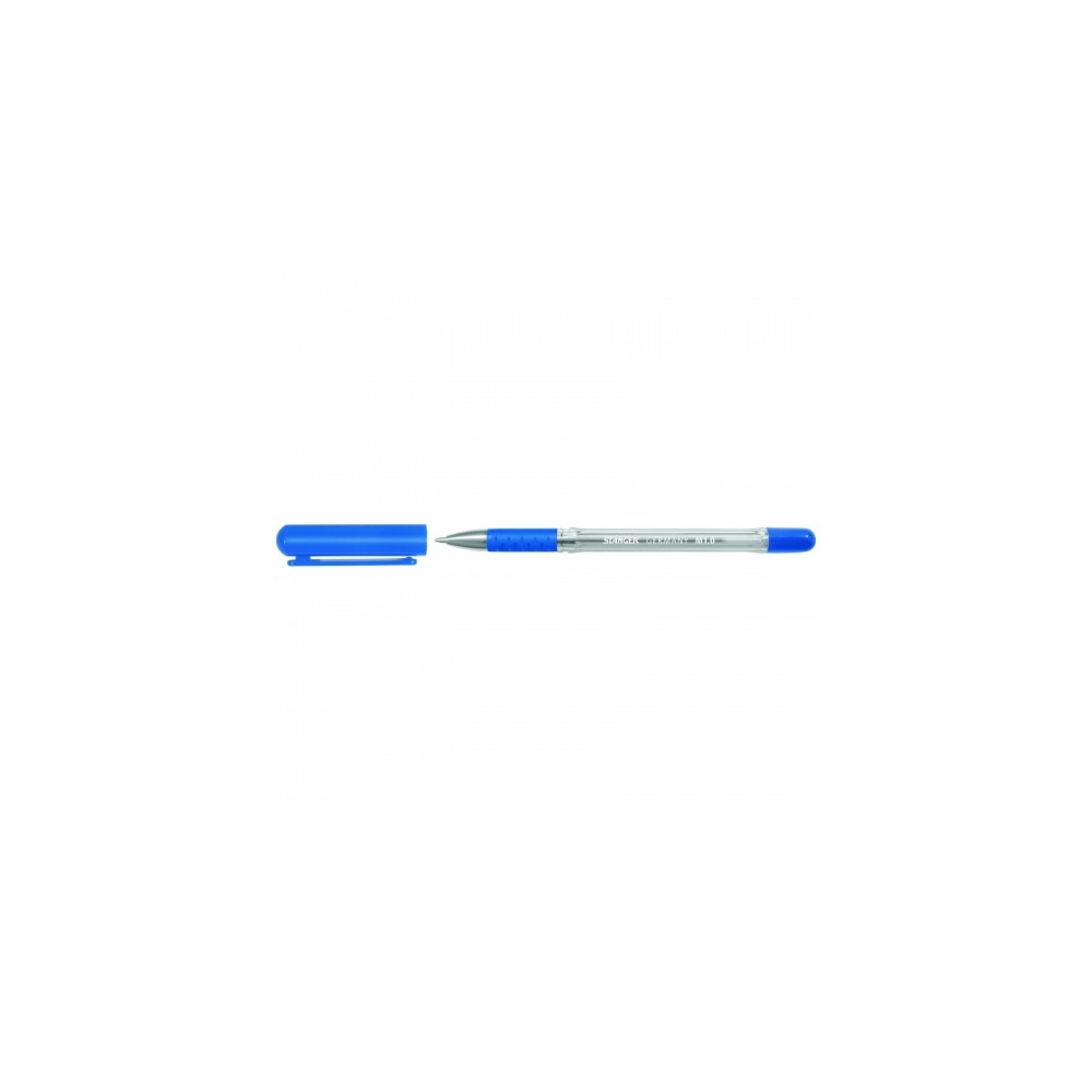 Stanger Tušinukas Softgrip 1.0 mm, mėlynas, pakuotėje 50 vnt. 18000300007-Tušinukai-Rašymo