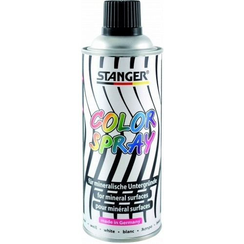 Stanger Purškiami dažai Color Spray MS 400 ml, balti 100001-Purškiami dažai-Ugdymo ir kūrybos
