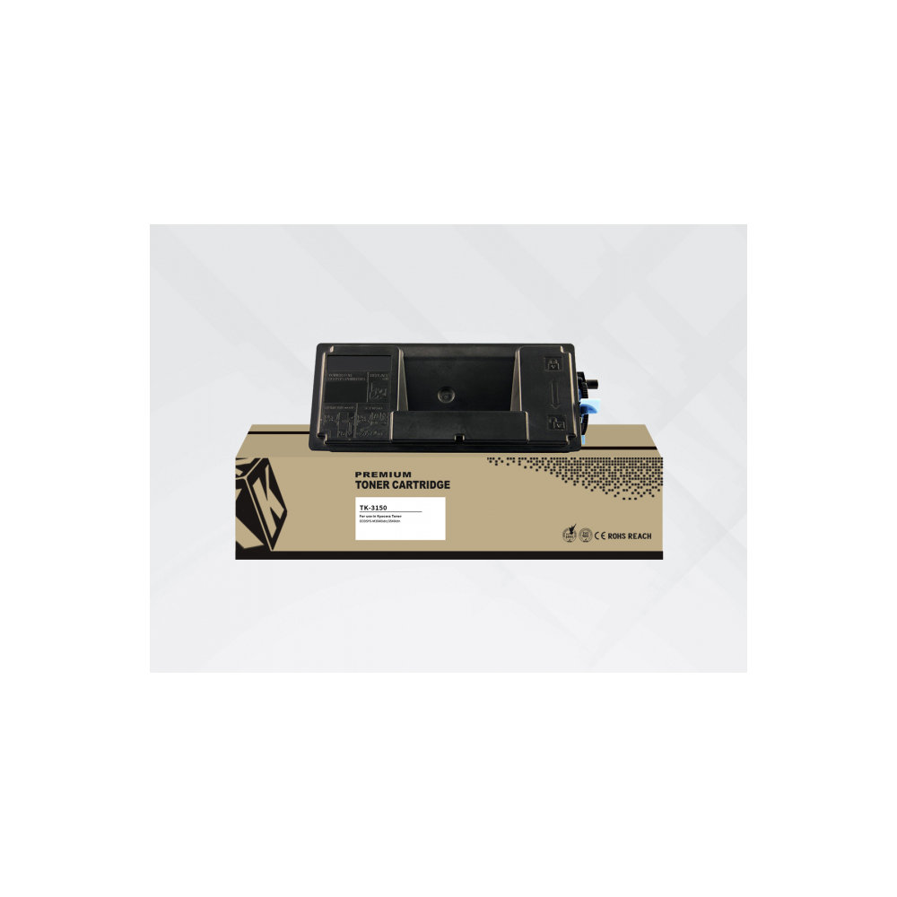 Neoriginali HYB Kyocera TK-3150, juoda kasetė-Neoriginalios spausdintuvų kasetės-SPAUSDINTUVAI