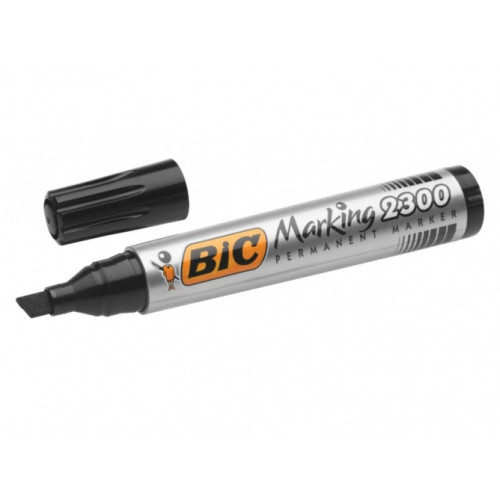 Bic Permanentinis žymeklis Eco 2300 4-5 mm, juodas, 1 vnt. 300096-Žymekliai-Rašymo priemonės