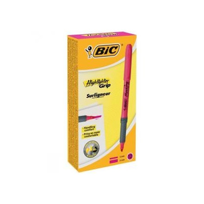 Bic Tekstas žymeklis Highlighter Flex, rožinis, pakuotėje 12 vnt. 494879-Neoriginalios