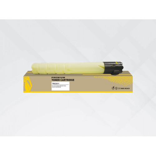 Neoriginali HYB Minolta TN-216/319Y (A11G251), geltona kasetė-HYB-Neoriginalios kasetės