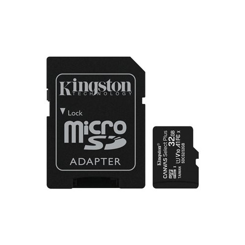 Atminties kortelė Kingston SDCS2/32GB Canvas Plus-Atminties kortelės-Išorinės duomenų laikmenos