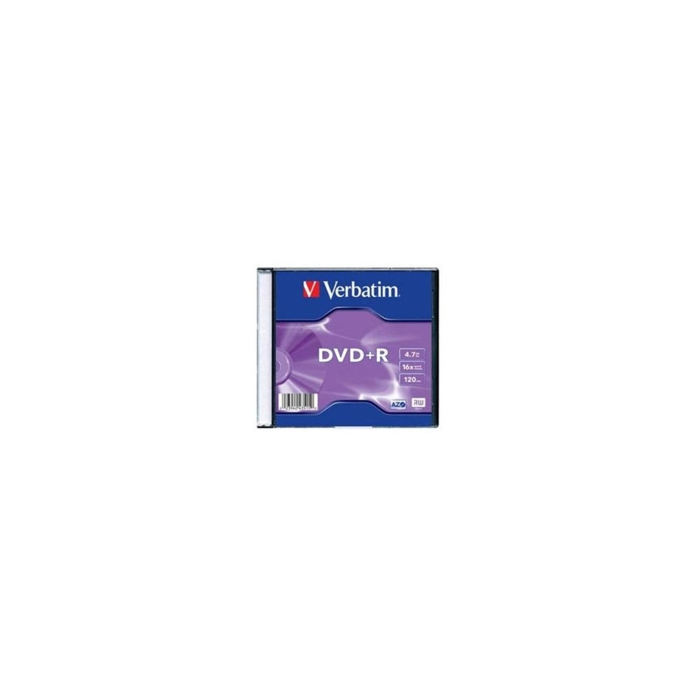 Verbatim DVD+R vokelyje 1vnt. 16x 4.7GB-Kompaktinės plokštelės-Kompiuterių priedai