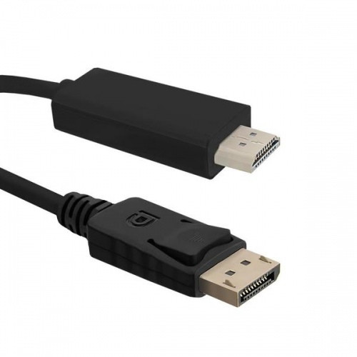 Qoltec DisplayPort v1.2 HDMI 1m, laidas-Kiti priedai-Kompiuterių priedai