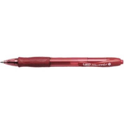 Bic Gelinis rašiklis Gel-Ocity 0.7 mm, raudonas, 1 vnt.-Rašikliai-Rašymo priemonės