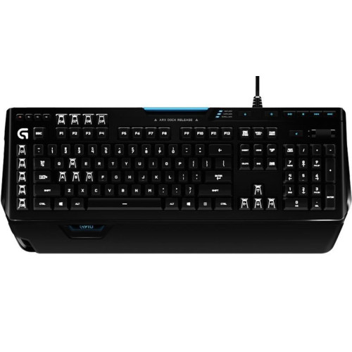 Mechaninė žaidimų klaviatūra Logitech G910, Juoda-Klaviatūros, pelės ir kilimėliai-Kompiuterių
