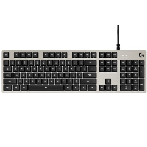 Mechaninė žaidimų klaviatūra Logitech G413, Sidabrinė-Klaviatūros, pelės ir