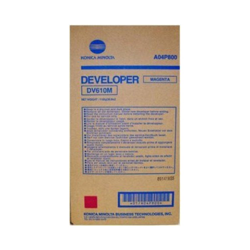 Konica-Minolta Developer DV-610 Magenta 200k (DV610M) (A04P800)-Developer-Spausdintuvų detalės