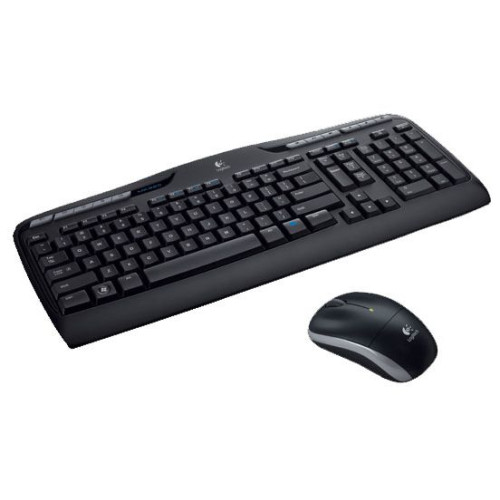 Klaviatūra Logitech Wireless Desktop MK330, US-Klaviatūros, pelės ir kilimėliai-Kompiuterių