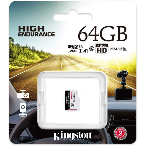MEMORY MICRO SDXC 64GB UHS-I SDCE/64GB KINGSTON-Atminties kortelės-Skaitmeninės laikmenos