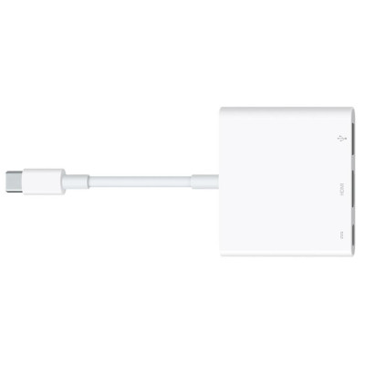 Adapteris Apple USB-C Digital AV Multiport Adapter NEW-Krovikliai-Mobiliųjų telefonų priedai
